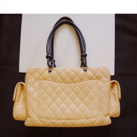 Chanel Cambon Line Multi-Pocket Leather Beige - Picture 2 of 8